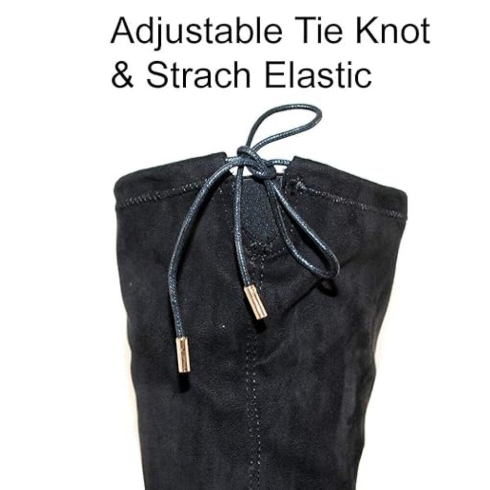 Statement Style Pointed Toe Thigh-High Silhouette… - image 7